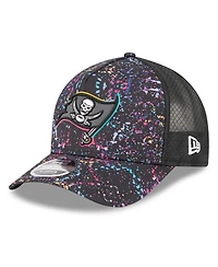 New Era Men's Black Tampa Bay Buccaneers 2025 Nfl Crucial Catch 9FORTY Adjustable Hat