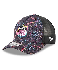 New Era Men's Black Shield Logo 2025 Nfl Crucial Catch 9FORTY Adjustable Hat