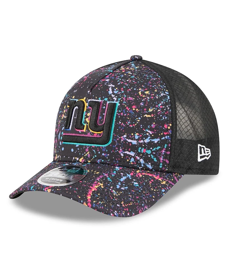 New Era Men's Black New York Giants 2025 Nfl Crucial Catch 9FORTY Adjustable Hat