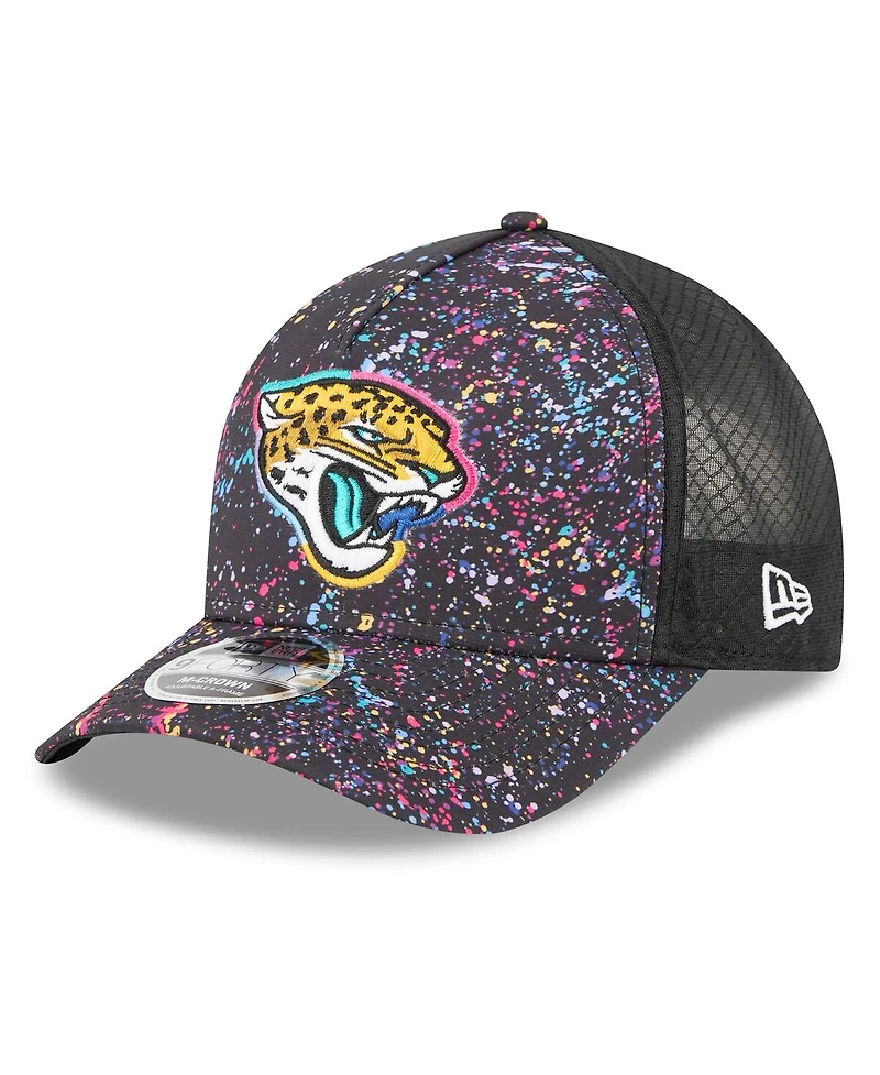 New Era Men's Black Jacksonville Jaguars 2025 Nfl Crucial Catch 9FORTY Adjustable Hat