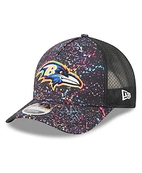New Era Men's Black Baltimore Ravens 2025 Nfl Crucial Catch 9FORTY Adjustable Hat