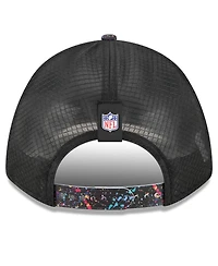 New Era Big Boys and Girls Black Baltimore Ravens 2025 Nfl Crucial Catch 9FORTY Adjustable Hat