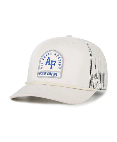 '47 Brand Men's and Women's Cream Air Force Falcons Core Inline Gravestone Adjustable Trucker Hat