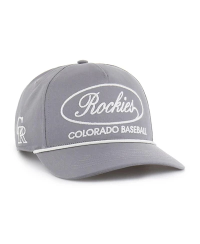 '47 Brand Men's Gray Colorado Rockies Foundational Hitch Adjustable Hat