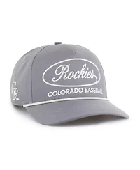 '47 Brand Men's Gray Colorado Rockies Foundational Hitch Adjustable Hat