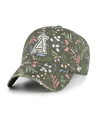 '47 Brand Women's Olive Los Angeles Angels Moss Verbena Clean Up Adjustable Hat