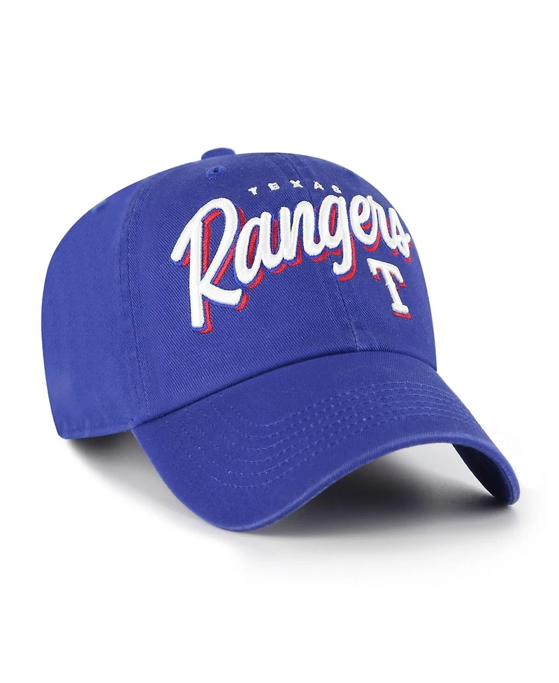 '47 Brand Women's Royal Texas Rangers Ariana Clean Up Adjustable Hat
