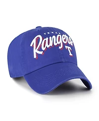 '47 Brand Women's Royal Texas Rangers Ariana Clean Up Adjustable Hat