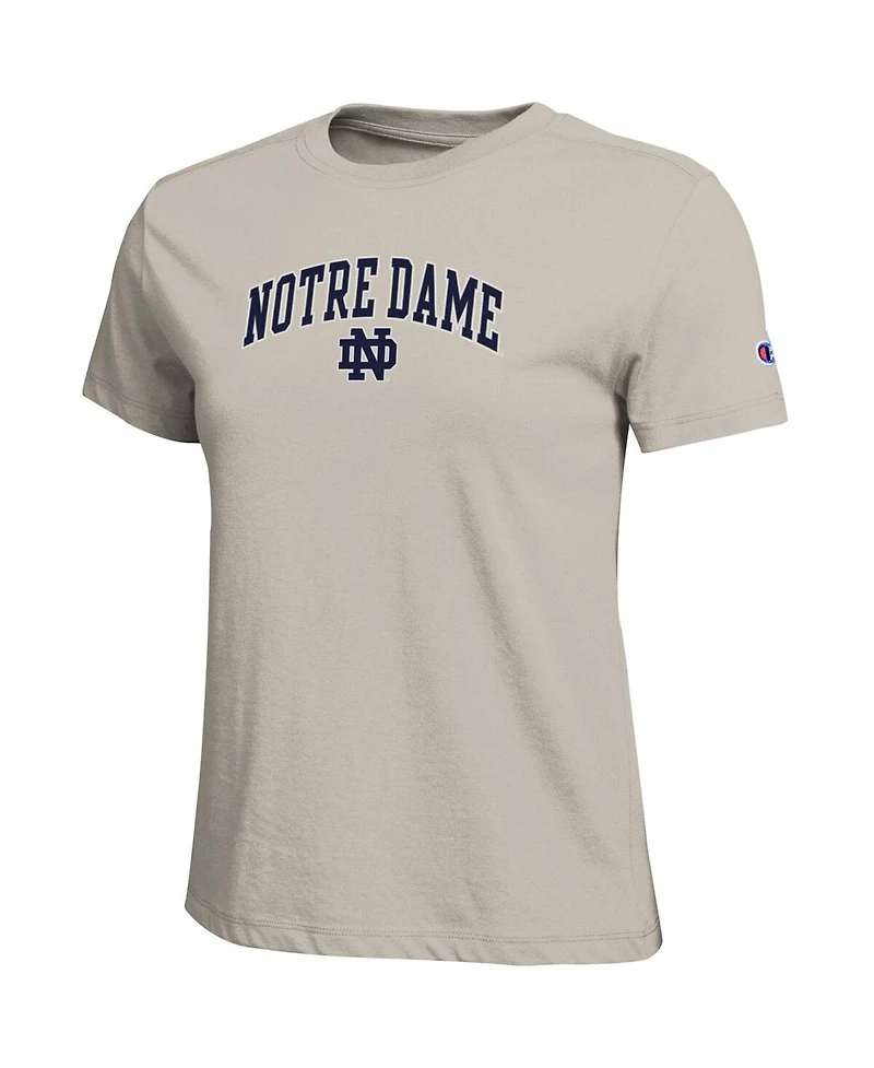 Champion Women's Gold Notre Dame Fighting Irish Arched Over Logo T-Shirt