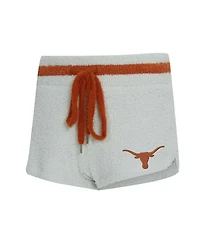 Concepts Sport Women's 2-Piece Gray/Orange Texas Longhorns Whitley Long Sleeve Hoodie Top and Shorts Set