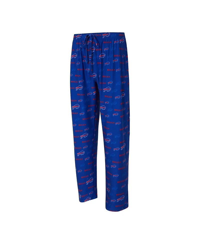 Concepts Sport Men's Royal Buffalo Bills Mosaic All Over Print Pants