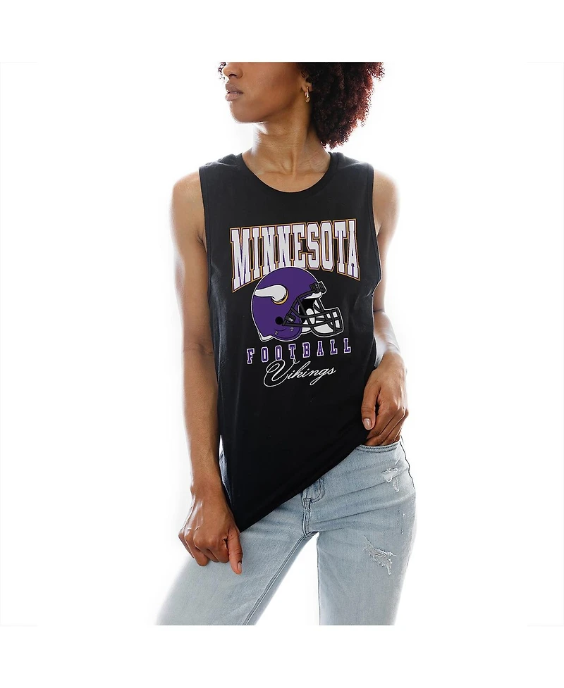 Gameday Couture Women's Black Minnesota Vikings Preseason Opener Racerback Tank Top