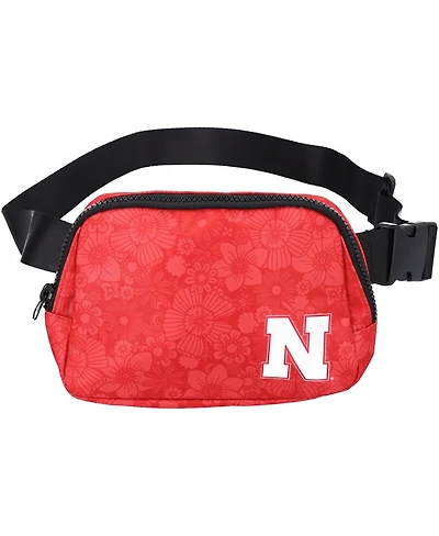 ZooZatz Nebraska Huskers Floral Print Fanny Pack