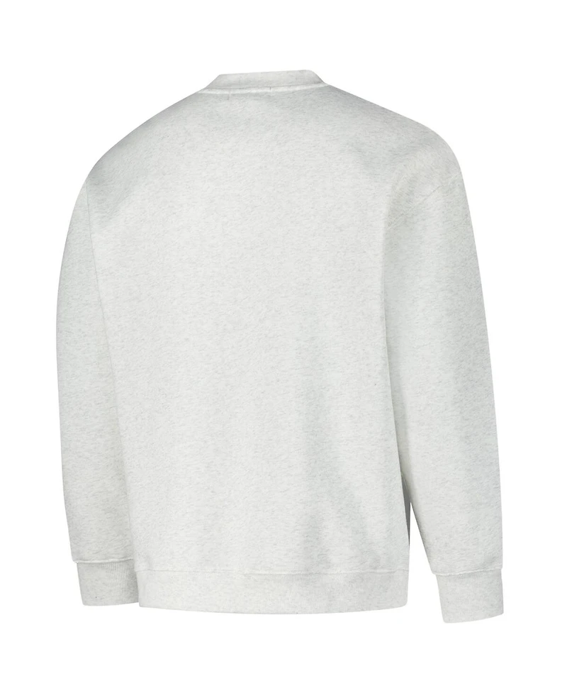Established & Co. Men's and Women's Ash Michigan State Spartans Vintage Crest Pullover Sweatshirt