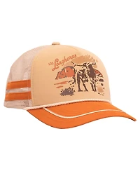 Howler Brothers Men's Tan/Texas Orange Howler Brothers x Texas Longhorns Foam Dome Trucker Adjustable Hat