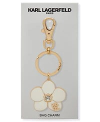 Karl Lagerfeld Paris Orchid Charm Bag Keychain