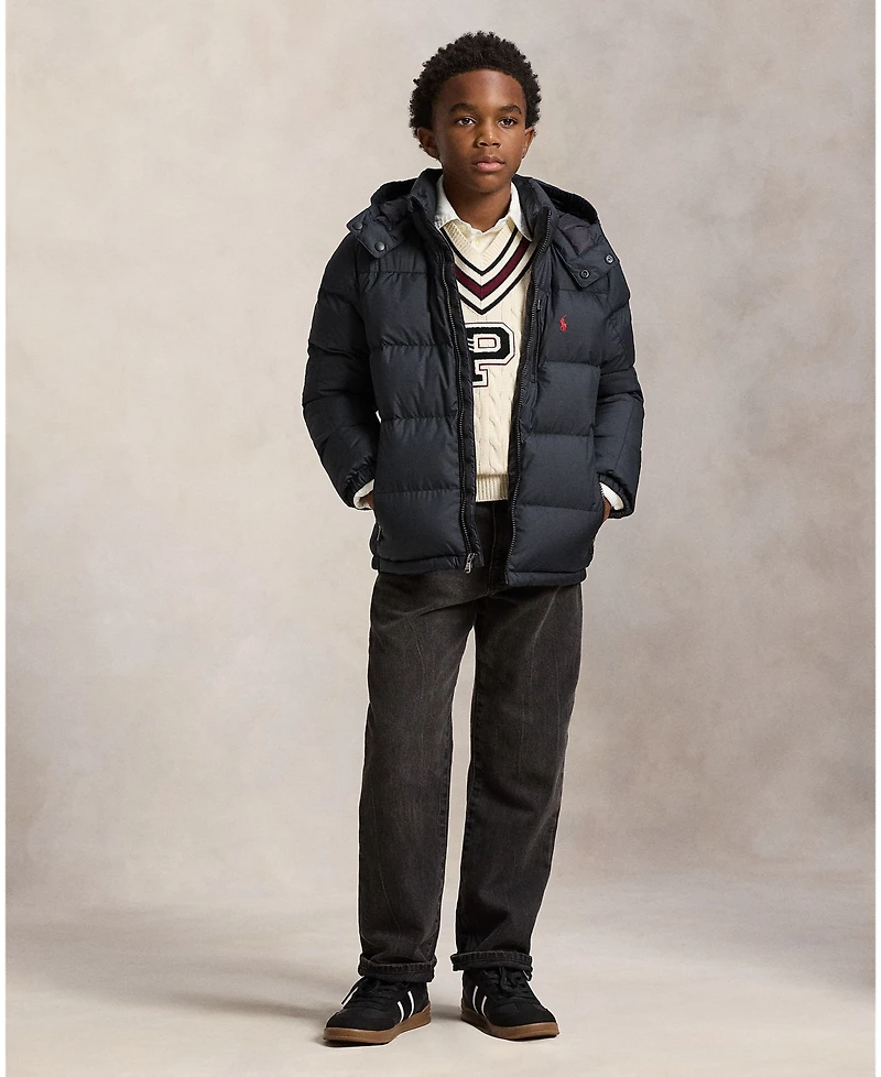 Polo Ralph Lauren Big Boys Ripstop Down Hooded Jacket