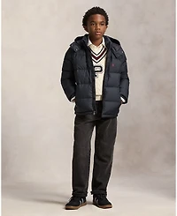 Polo Ralph Lauren Big Boys Ripstop Down Hooded Jacket