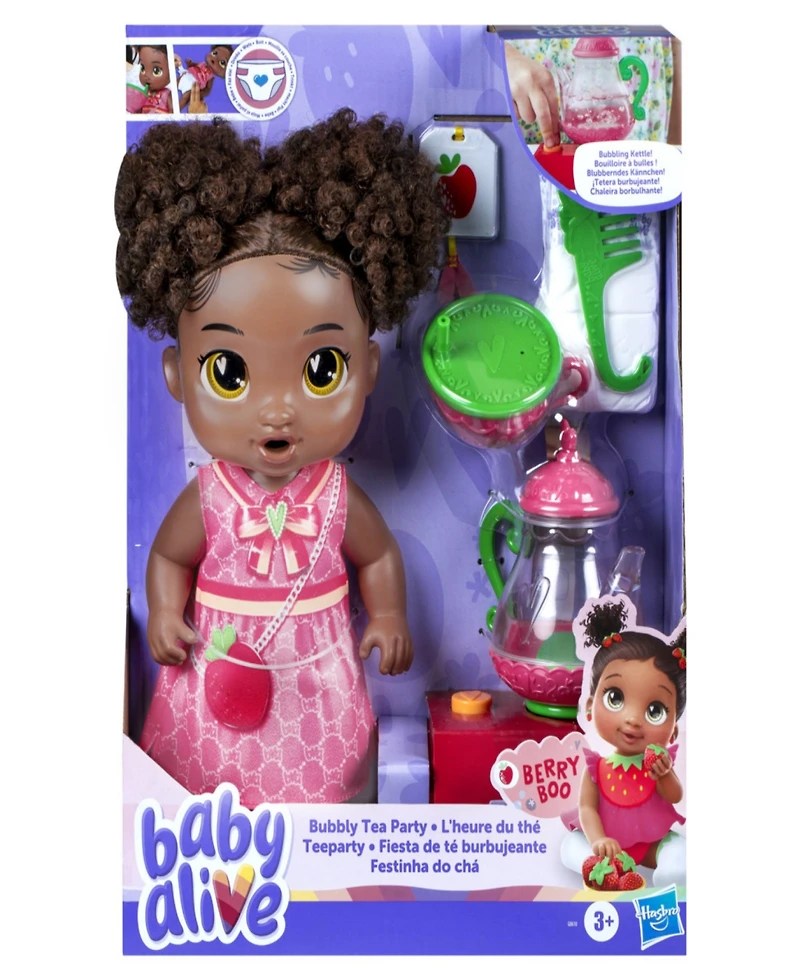 Baby Alive Bubbly Tea Party Berry Boo Doll Set