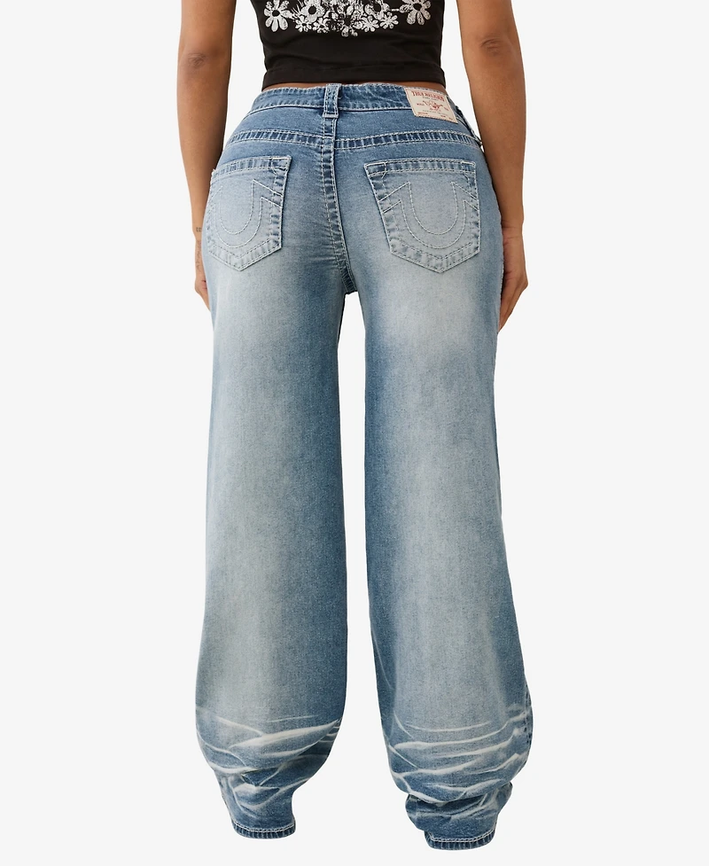 True Religion Women's Bobbi Baggy Big T Jeans