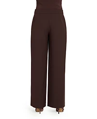 Tahari Asl Women's Mid-Rise Wide Leg Pants
