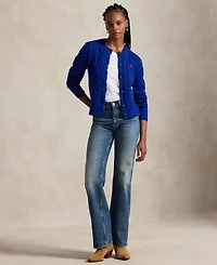 Polo Ralph Lauren Women's Cable-Knit Wool-Cashmere Cardigan Sweater