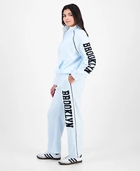 Rebellious One Juniors' Brooklyn Polar Fleece Sweatpants
