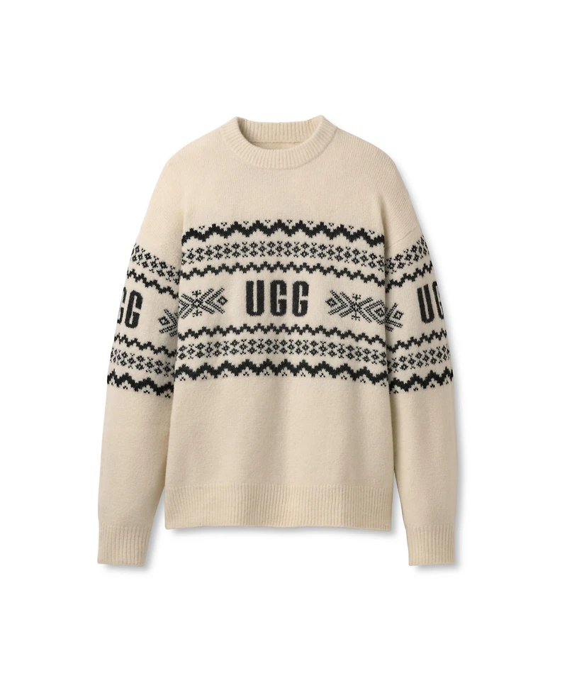 Ugg Women's Kaelan Long Sleeve Fair Isle Knit Sweater
