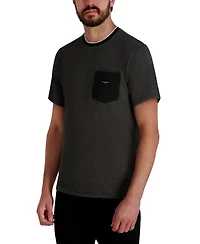 Karl Lagerfeld Paris Men's Textured T-Shirt