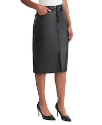 Jones New York Women's Lexington Center Front Slit Midi Skirt
