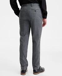 B By Brooks Brothers Boys 8-20 Gray Flannel Herringbone Classic Pants