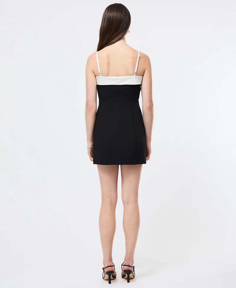 French Connection Women's Azra Twill Sleeveless Mini Dress