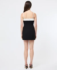 French Connection Women's Azra Twill Sleeveless Mini Dress