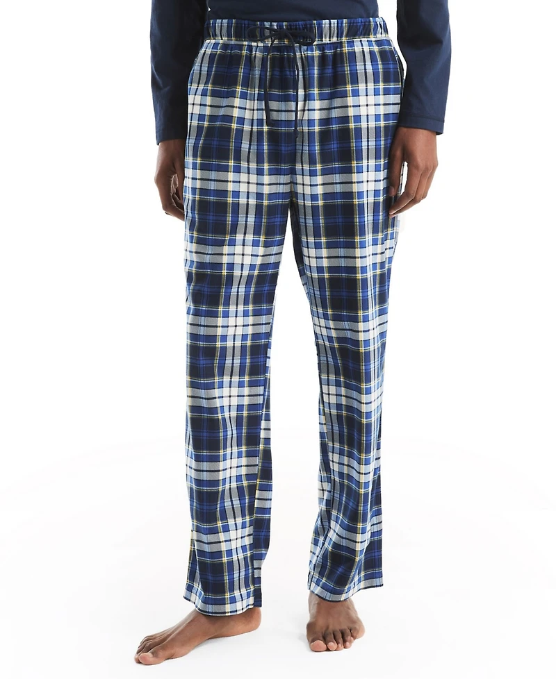 Nautica Men's Fleece Plaid Pajama Pants