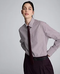 Kenneth Cole Women's Striped Oversized Shirt