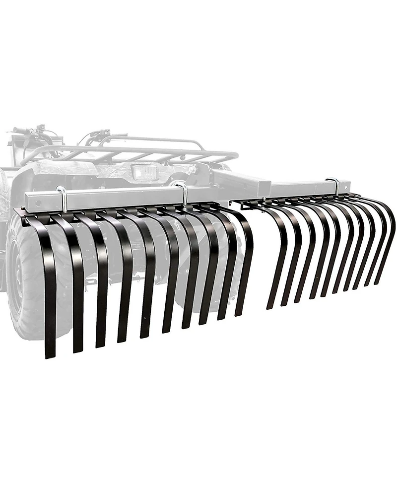 Camco Black Boar Atv/Utv Implement Custom Outside Vehicle Landscape Rake Tool