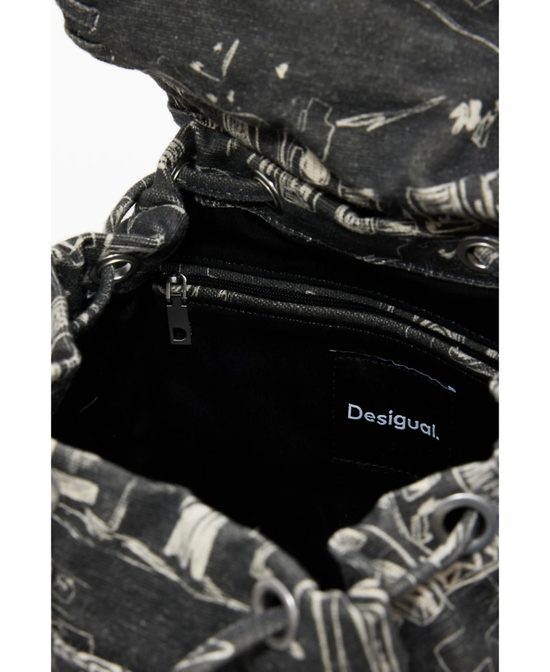Desigual Women's Small backpack with pockets