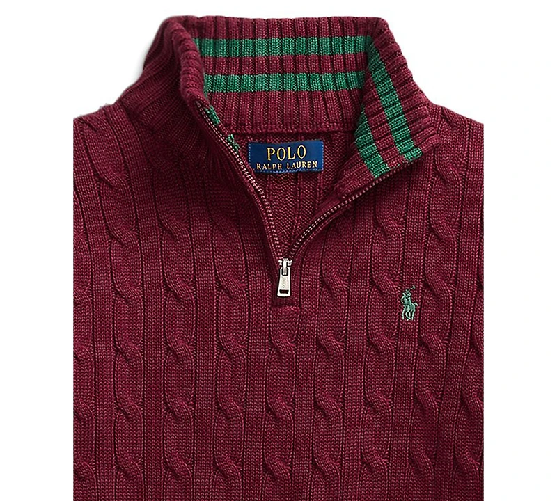 Polo Ralph Lauren Boys 8-20 Quarter-Zip Sweater