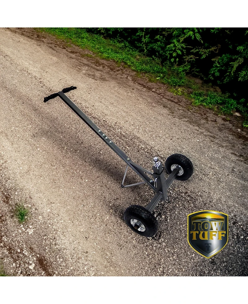 Tow Tuff Tmd-600AFF Adjustable Solid Steel 600 Pound Capacity Trailer Dolly