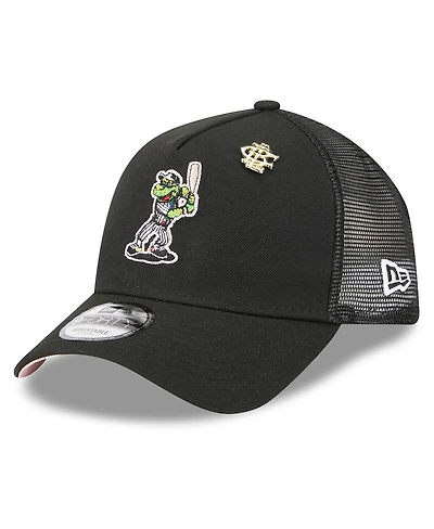 New Era Men's Black Chicago White Sox 2025 Big League Chew A-Frame 9FORTY Adjustable Trucker Hat