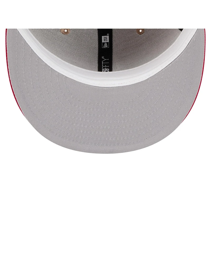 New Era Men's Khaki Smu Mustangs Two-Tone 59FIFTY Fitted Hat