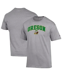 Champion Men's Heather Gray Oregon Ducks Arched Logo T-Shirt