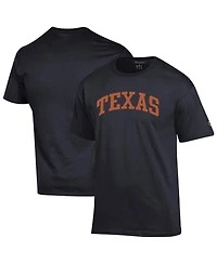 Champion Men's Black Texas Longhorns Basic Arch T-Shirt