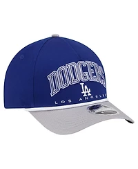 New Era Men's Royal/Gray Los Angeles Dodgers Arch 9FORTY A-Frame M-Crown Adjustable Hat