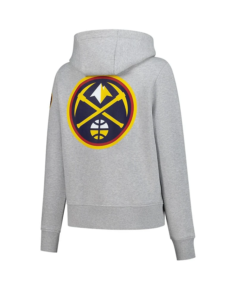 Lole Women's Gray Denver Nuggets Icon Pullover Hoodie