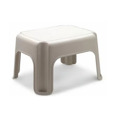 Rubbermaid 1 Step Lightweight Slip Resistant Roughneck Tough Step Stool, Tan