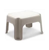 Rubbermaid 1 Step Lightweight Slip Resistant Roughneck Tough Step Stool, Tan