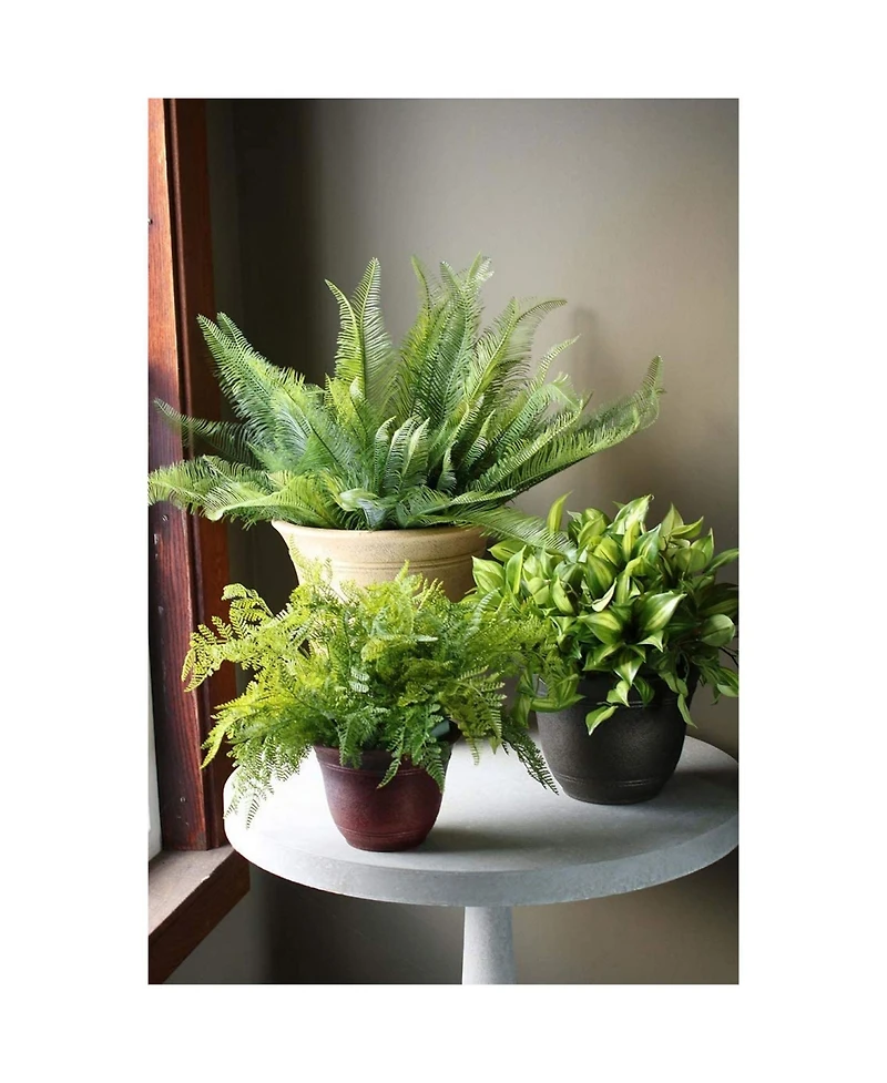 Listo Hc Companies 13-Inch Wide Sierra Planter Round Plastic Planter