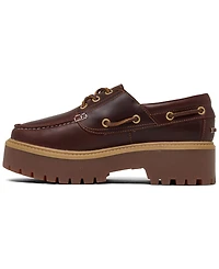 Timberland Women's Stone Street Premium Platform Boat Shoes from Finish Line