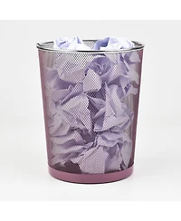 Trio Essentials 10 Liter Mesh Waste Basket Can for Garbage, Round Open Top Trash Can for Office, Bathroom Bedroom, Kitchen